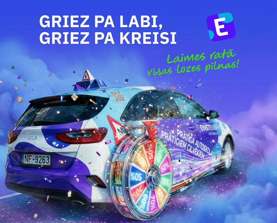 Laimes rats I Autoskola Einšteins